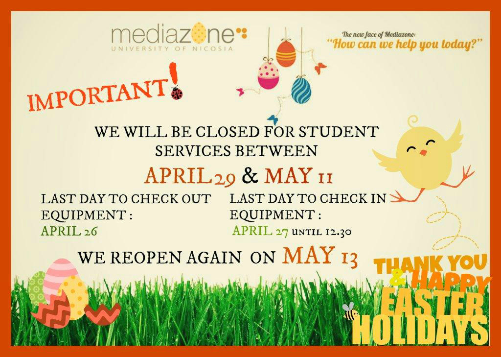 Easter Closure Poster