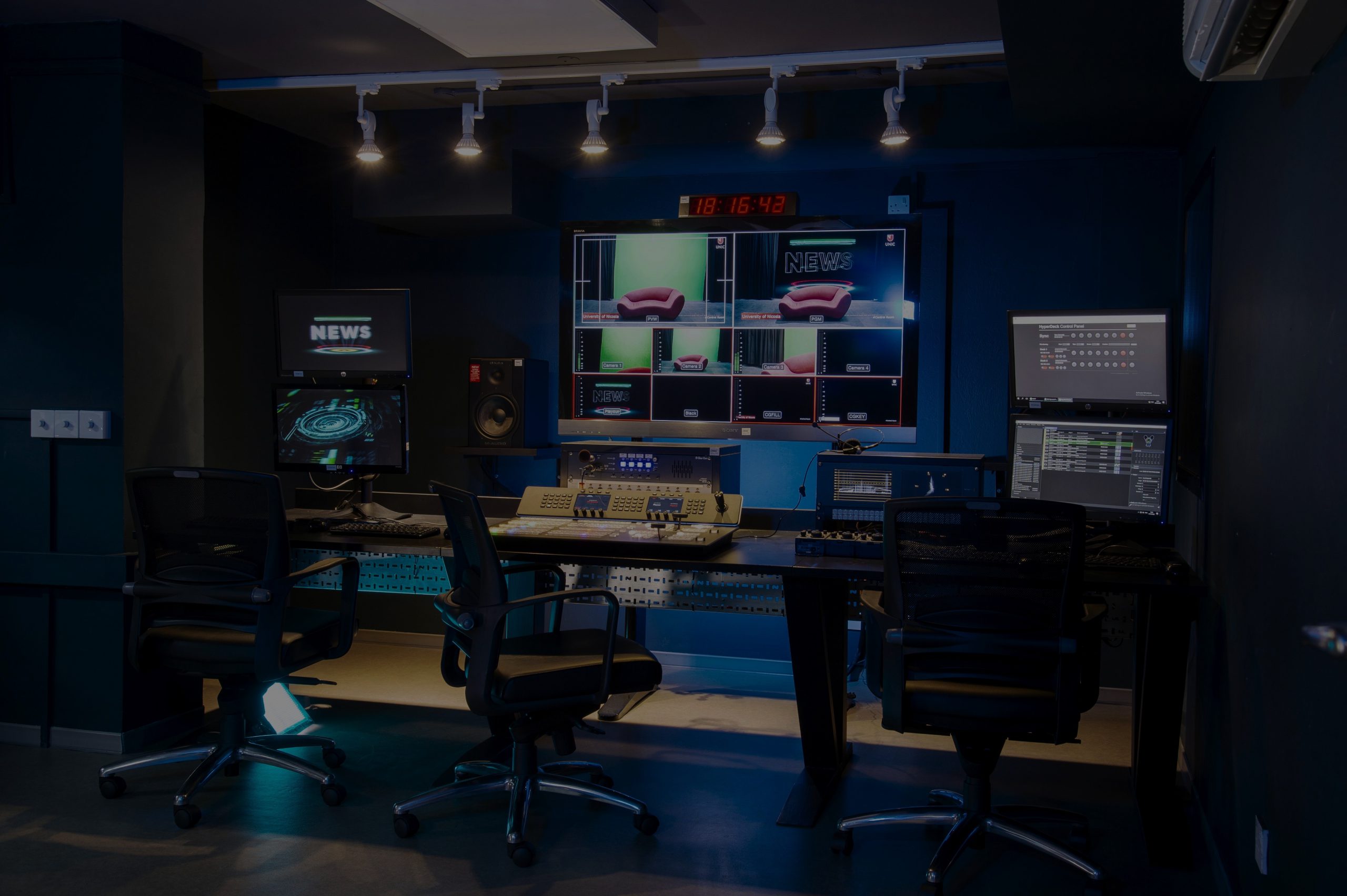 The Mediazone production control room